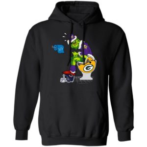 Santa Grinch Minnesota Vikings Shit On Other Teams Christmas Sweater, Shirt