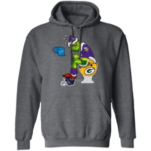 Santa Grinch Minnesota Vikings Shit On Other Teams Christmas Sweater, Shirt