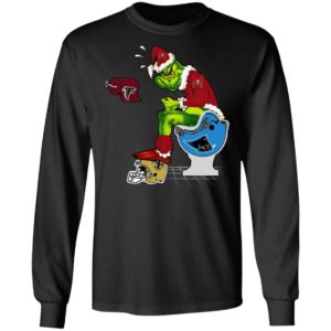 Santa Grinch Tampa Bay Buccaneers Shit On Other Teams Christmas Sweater, Shirt