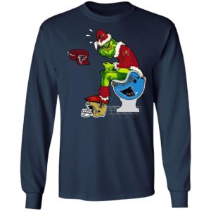 Santa Grinch Tampa Bay Buccaneers Shit On Other Teams Christmas Sweater, Shirt