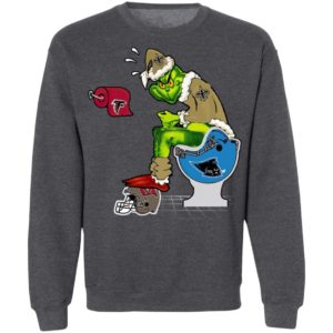 Santa Grinch New Orleans Saints Shit On Other Teams Christmas Sweater, Shirt