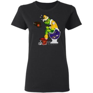 Santa Grinch Pittsburgh Steelers Shit On Other Teams Christmas Sweater, Shirt