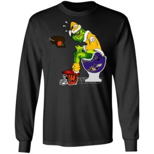 Santa Grinch Pittsburgh Steelers Shit On Other Teams Christmas Sweater, Shirt