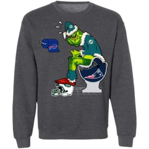 Santa Grinch Michigan Wolverines Shit On Other Teams Christmas Sweater, Shirt