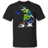 Santa Grinch Michigan Wolverines Shit On Other Teams Christmas Sweater, Shirt