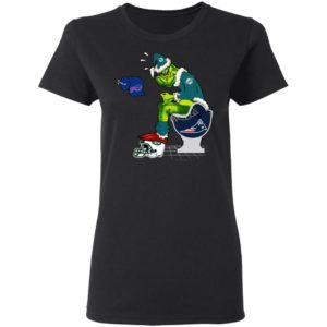 Santa Grinch Miami Dolphins Shit On Other Teams Christmas Sweater, Shirt
