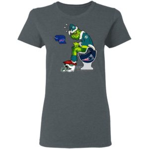 Santa Grinch Miami Dolphins Shit On Other Teams Christmas Sweater, Shirt