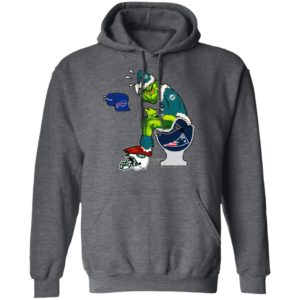 Santa Grinch Miami Dolphins Shit On Other Teams Christmas Sweater, Shirt