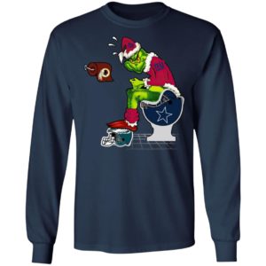 Santa Grinch New York Giants Shit On Other Teams Christmas Sweater, Shirt