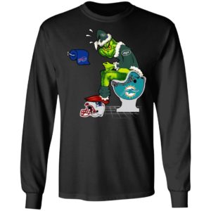 Santa Grinch New York Jets Shit On Other Teams Christmas Sweater, Shirt