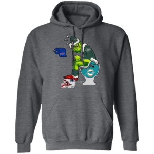 Santa Grinch New York Jets Shit On Other Teams Christmas Sweater, Shirt