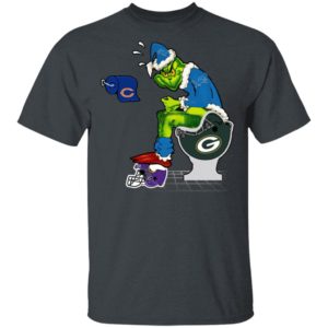 Santa Grinch Detroit Lions Shit On Other Teams Christmas Sweater, Shirt