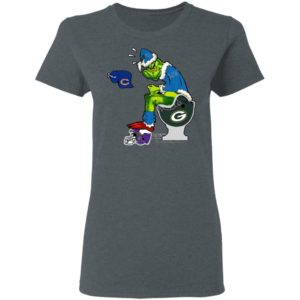 Santa Grinch Detroit Lions Shit On Other Teams Christmas Sweater, Shirt