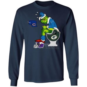Santa Grinch Detroit Lions Shit On Other Teams Christmas Sweater, Shirt