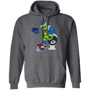 Santa Grinch Detroit Lions Shit On Other Teams Christmas Sweater, Shirt