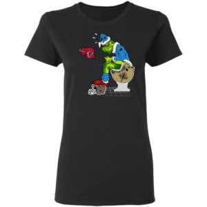 Santa Grinch Carolina Panthers Shit On Other Teams Christmas Sweater, Shirt