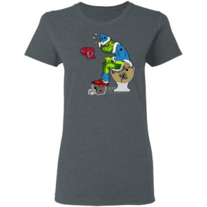 Santa Grinch Carolina Panthers Shit On Other Teams Christmas Sweater, Shirt