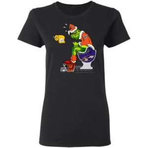Santa Grinch Cincinnati Bengals Shit On Other Teams Christmas Sweater, Shirt