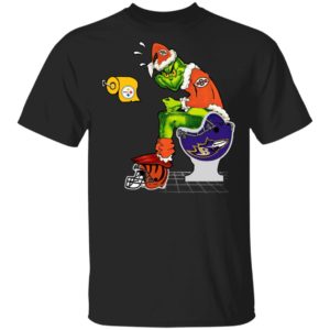Santa Grinch Cleveland Browns Shit On Other Teams Christmas Sweater, Shirt