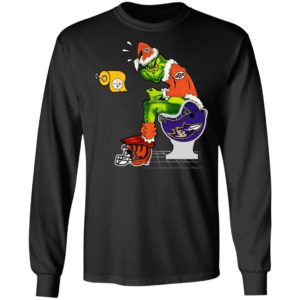 Santa Grinch Cincinnati Bengals Shit On Other Teams Christmas Sweater, Shirt