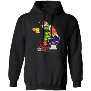 Santa Grinch Cincinnati Bengals Shit On Other Teams Christmas Sweater, Shirt