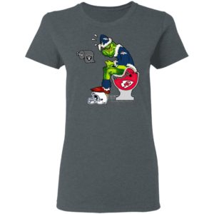 Santa Grinch Denver Broncos Shit On Other Teams Christmas Sweater, Shirt