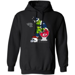 Santa Grinch Denver Broncos Shit On Other Teams Christmas Sweater, Shirt