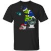 Santa Grinch Baltimore Ravens Shit On Other Teams Christmas Sweater, Shirt