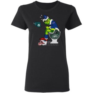 Santa Grinch Buffalo Bills Shit On Other Teams Christmas Sweater, Shirt
