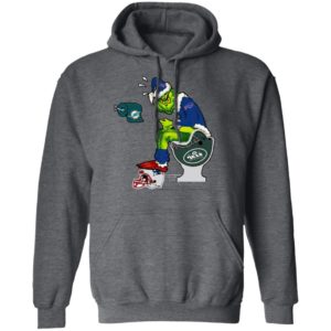 Santa Grinch Buffalo Bills Shit On Other Teams Christmas Sweater, Shirt