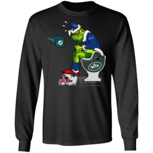 Santa Grinch Buffalo Bills Shit On Other Teams Christmas Sweater, Shirt