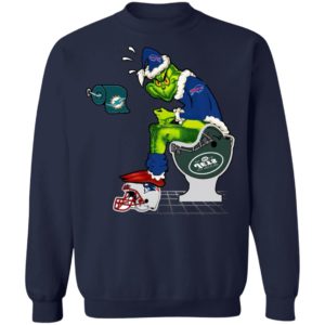 Santa Grinch Buffalo Bills Shit On Other Teams Christmas Sweater, Shirt