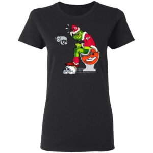 Santa Grinch Kansas City Chiefs Shit On Other Teams Christmas Sweater, Shirt