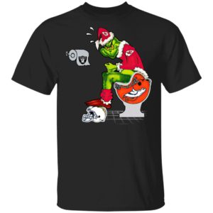 Santa Grinch Kansas City Chiefs Shit On Other Teams Christmas Sweater, Shirt
