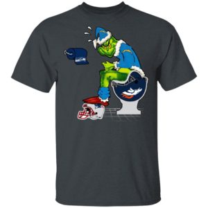 Santa Grinch Los Angeles Chargers Shit On Other Teams Christmas Sweater, Shirt