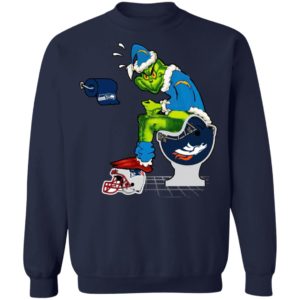 Santa Grinch Los Angeles Chargers Shit On Other Teams Christmas Sweater, Shirt