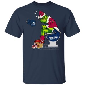 Santa Grinch Arizona Cardinals Shit On Other Teams Christmas Sweater, Shirt