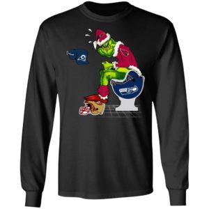 Santa Grinch Arizona Cardinals Shit On Other Teams Christmas Sweater, Shirt