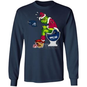 Santa Grinch Arizona Cardinals Shit On Other Teams Christmas Sweater, Shirt