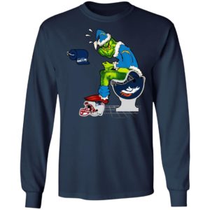 Santa Grinch Los Angeles Chargers Shit On Other Teams Christmas Sweater, Shirt