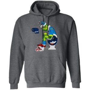 Santa Grinch Los Angeles Chargers Shit On Other Teams Christmas Sweater, Shirt