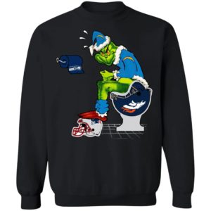 Santa Grinch Los Angeles Chargers Shit On Other Teams Christmas Sweater, Shirt