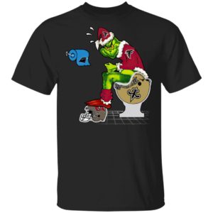 Santa Grinch Atlanta Falcons Shit On Other Teams Christmas Sweater, Shirt