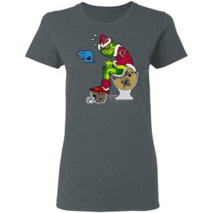 Santa Grinch Atlanta Falcons Shit On Other Teams Christmas Sweater, Shirt