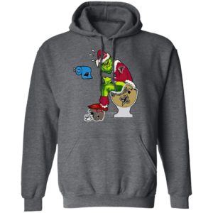 Santa Grinch Atlanta Falcons Shit On Other Teams Christmas Sweater, Shirt