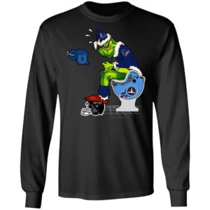 Santa Grinch Houston Texans Shit On Other Teams Christmas Sweater, Shirt