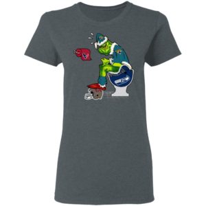 Santa Grinch Jacksonville Jaguars Shit On Other Teams Christmas Sweater, Shirt