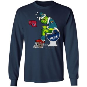 Santa Grinch Jacksonville Jaguars Shit On Other Teams Christmas Sweater, Shirt