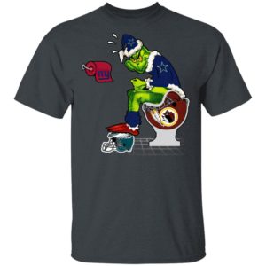 Santa Grinch Dallas Cowboys Shit On Other Teams Christmas Sweater, Shirt