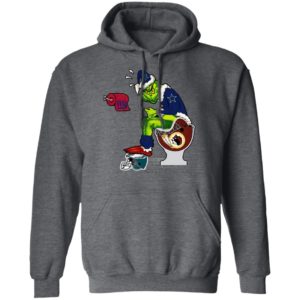 Santa Grinch Dallas Cowboys Shit On Other Teams Christmas Sweater, Shirt